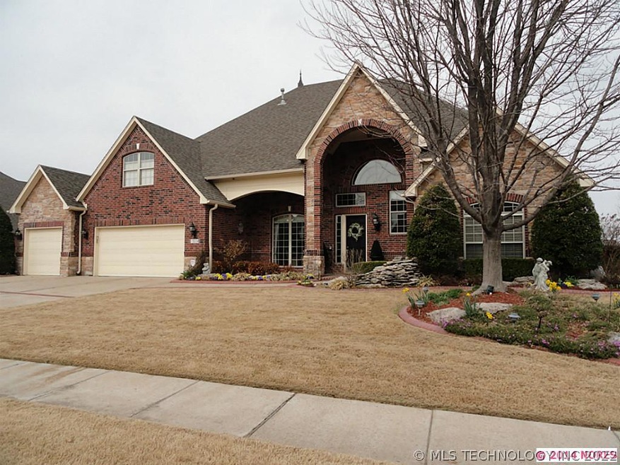 Full brick with professional landscaping