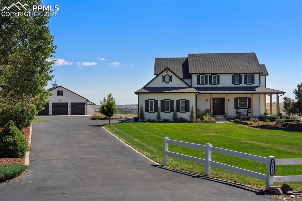 This gorgeous home sits on 1.56 acres that has been meticulously maintained.