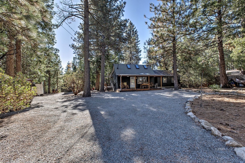 Quiet cabin set back in the forest