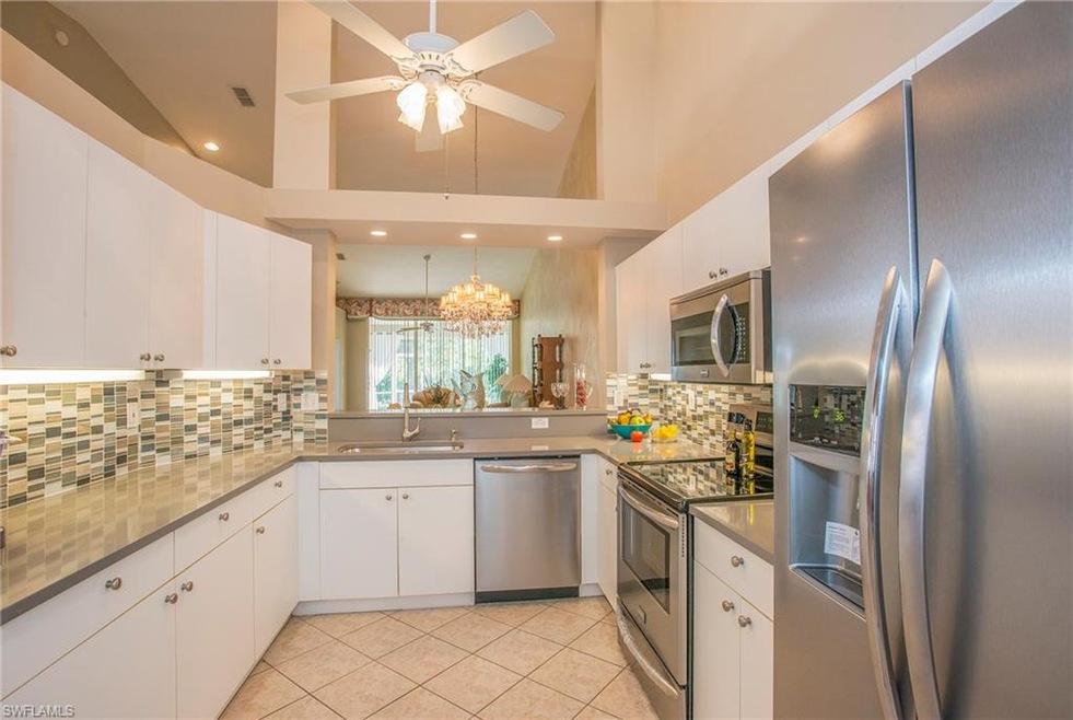 Kitchen new appliances quartz counter top