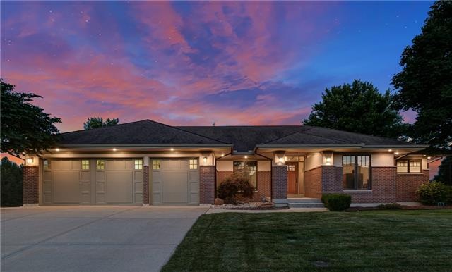 Sunset backdrop at Raintree Lake Estates.