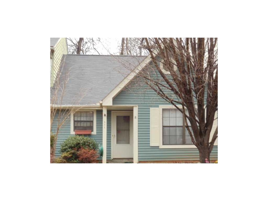 Exterior Front. House faces south