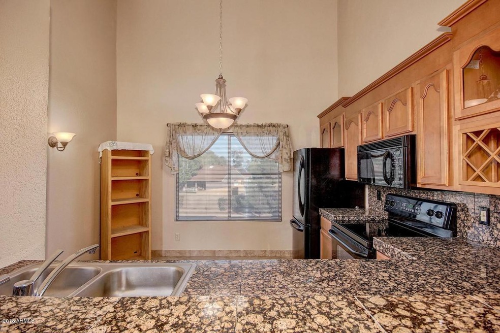 granite tops and backsplash