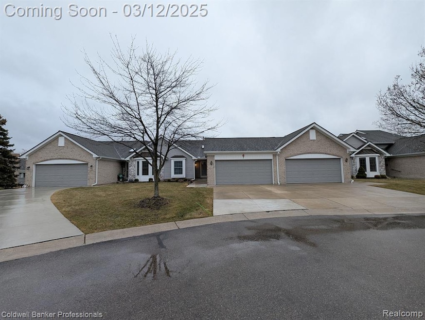 Front Elevation.  Unit is 2nd from left.