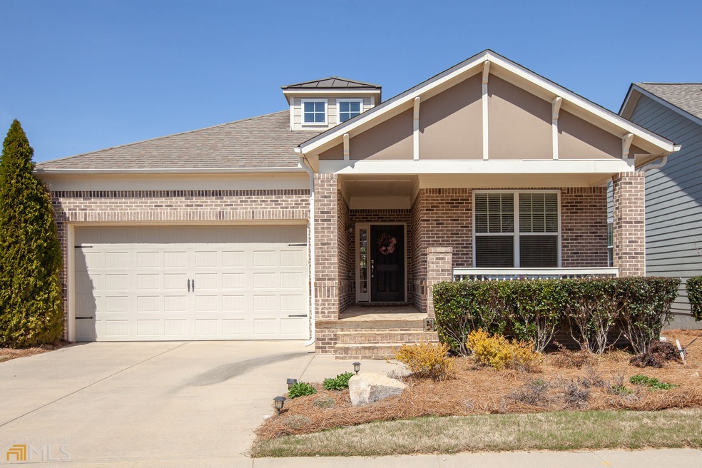 Craftsman House with Brick Front