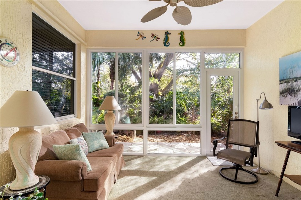 Fully enclosed patio, air conditioned with sliding