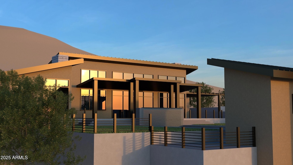 Rendering - Backyard with pool