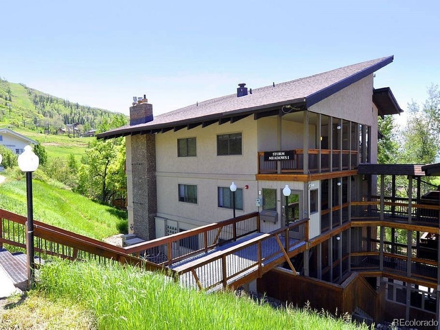 Storm Meadows Building I.  Steamboat Ski area slop