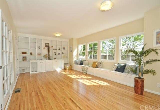 This enchanting room is flooded with natural light