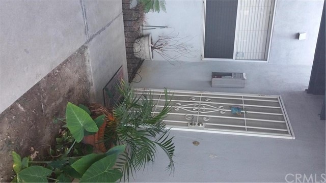 Downstairs unit with security door.