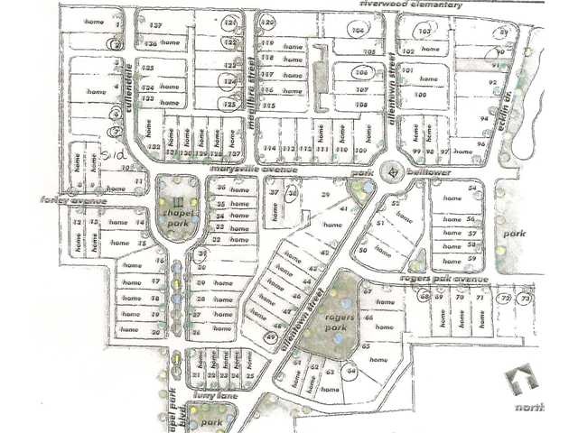 Beautiful end lot in quiet cove.