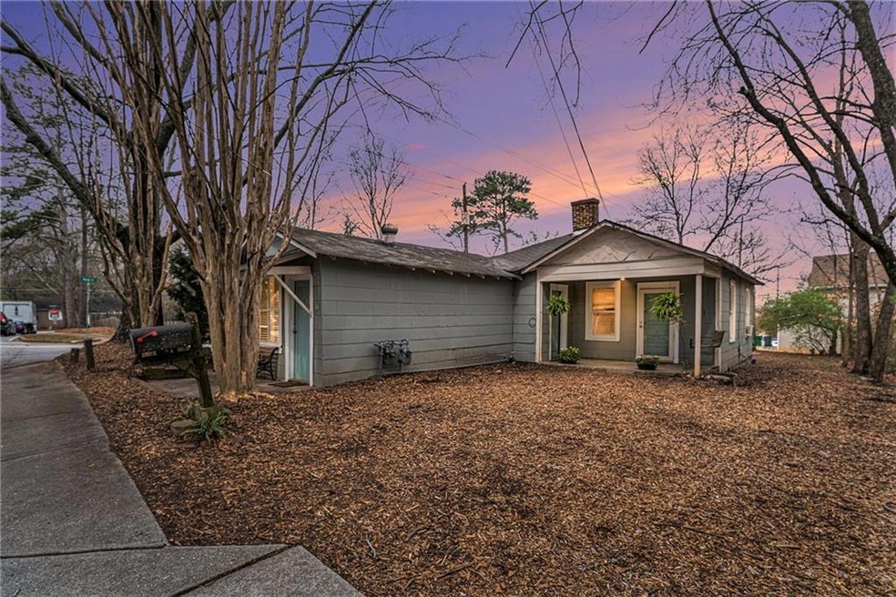 View of single story home