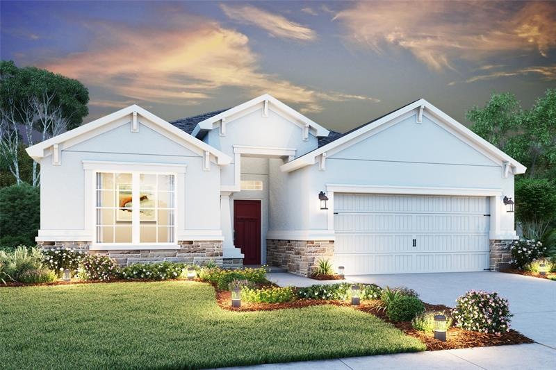 Rendering of home elevation C 