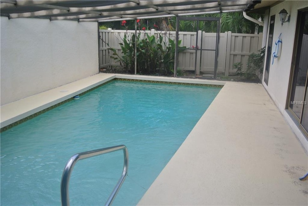 Private caged pool
