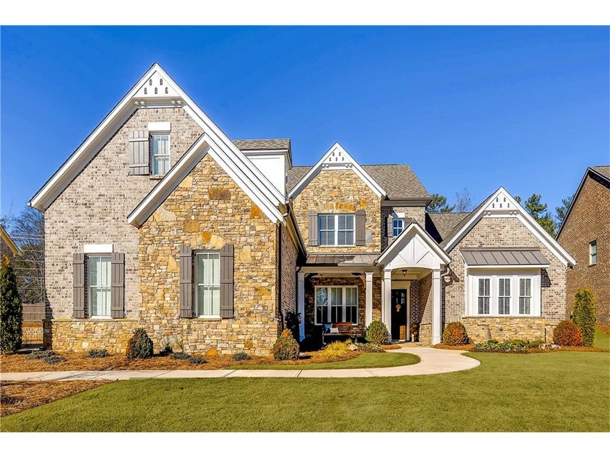 Beautiful Craftsman facade of brick and stone!