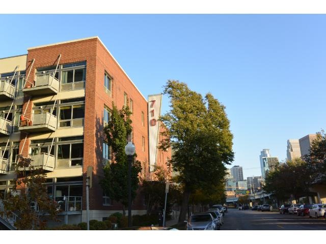 Southwest top floor corner unit at the 710 Lofts, 