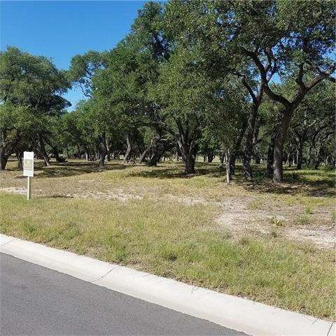 Near level build site with several large oaks!