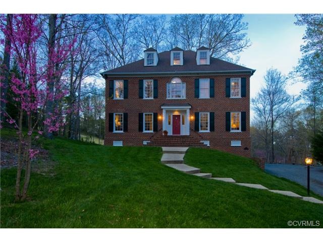 Welcome Home, elegantly set back on an acre home s
