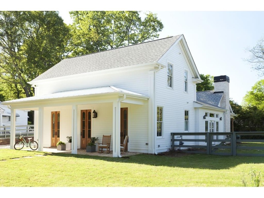 A Trio of Mahogany French Doors and a Hospitable F