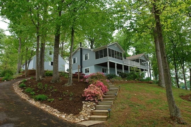 Lake Side of Home