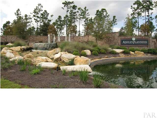 Welcome to Ashley Plantation! Boulevard entrance with beautiful waterfall.