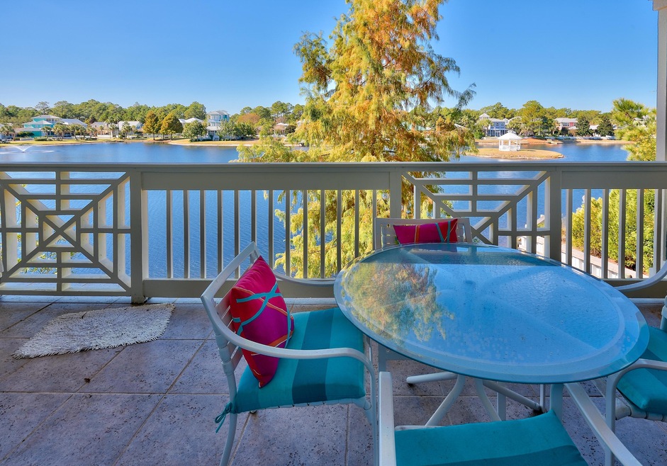 Enjoy views of Crystal Lake
