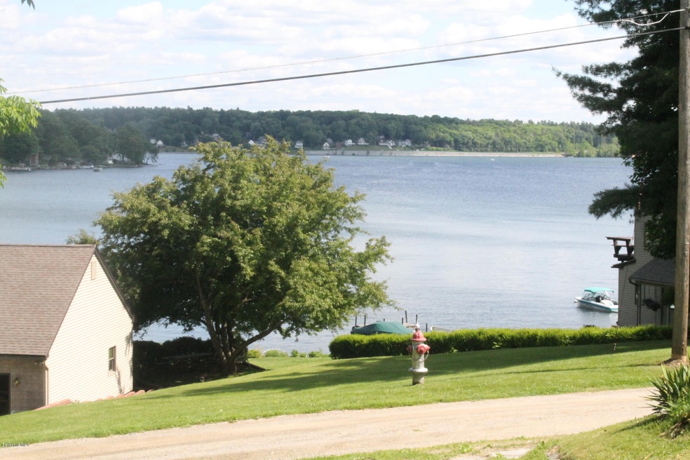 Lake view from yard