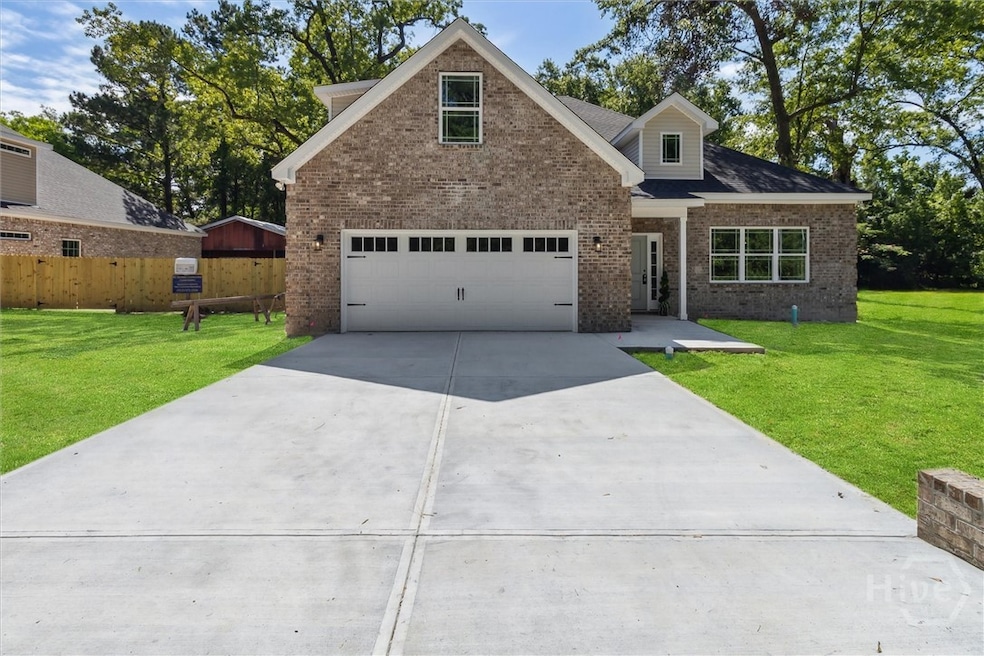 Grass is virtually added until front sod can be pu