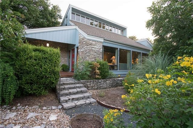 Charming and Lush Approach to Front Porch