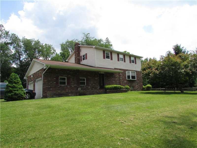 Exterior Front. Brick/vinyl 2 story,with 3 acres o