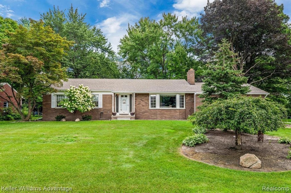 All brick ranch on .38 acres