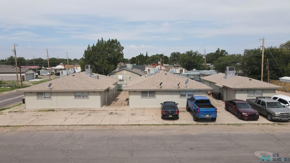 View of front of property with a residential view