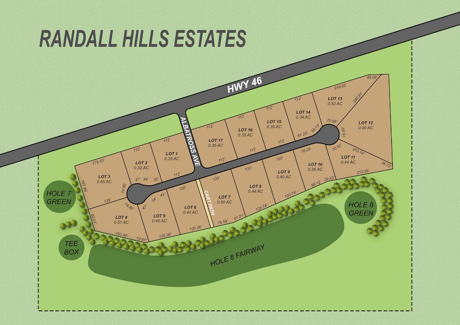 Randall Hills Estates Map