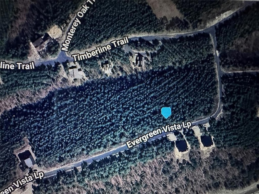 Map / location with property parcel outlined