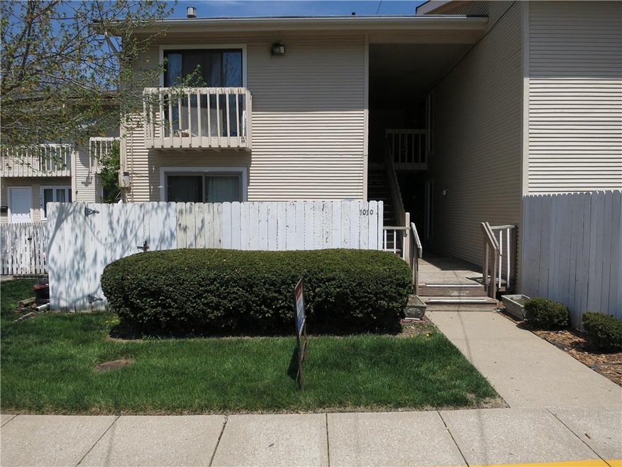 Condo facing south with private patio area