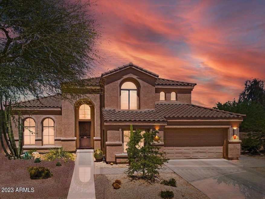 Front of home twilight