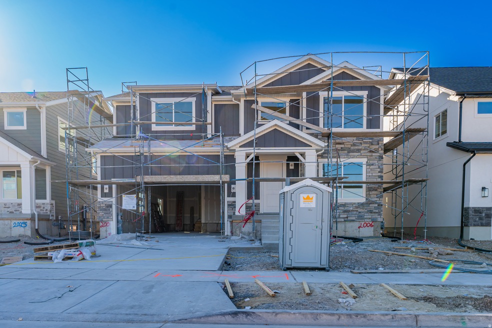 Unfinished property with stone siding