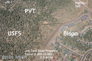 2.5 Acres backing USFS