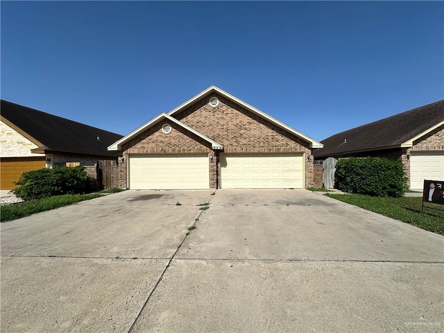 Single story home featuring a garage