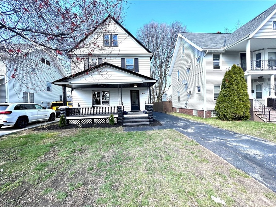 View of front property with a porch
