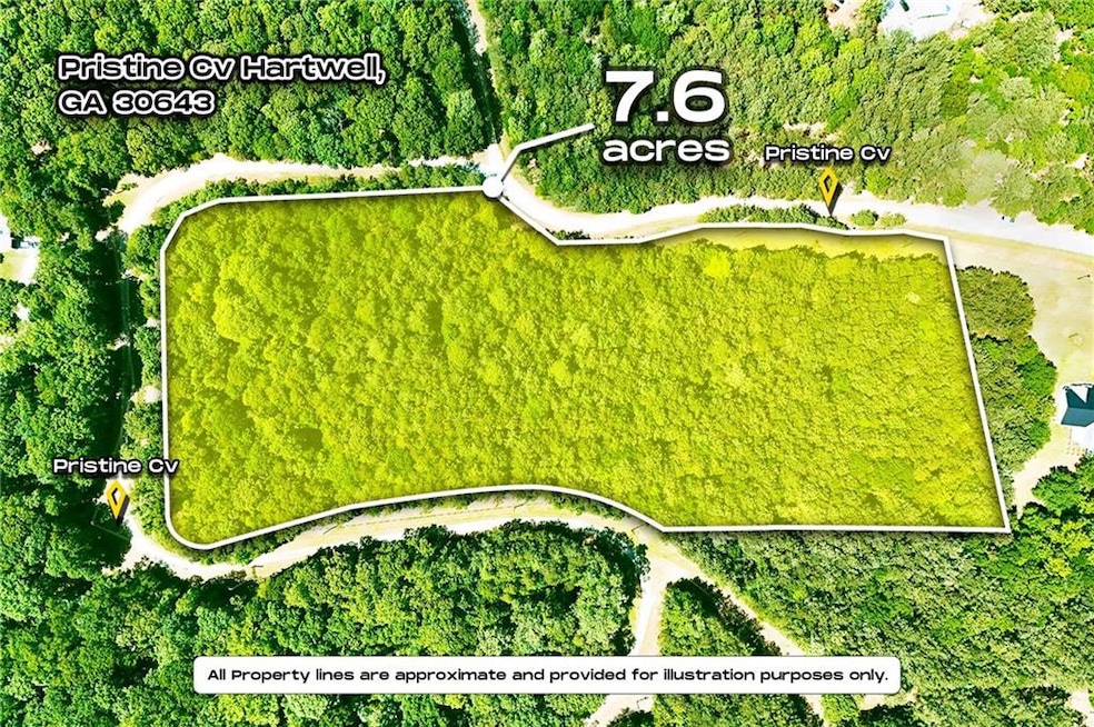Map / location with property parcel outlined
