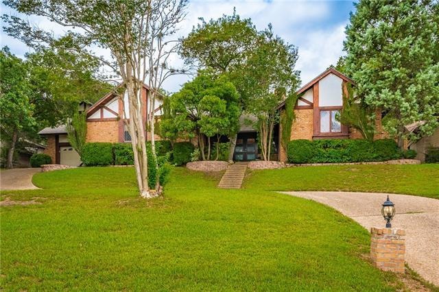 Stately home with a circle drive
