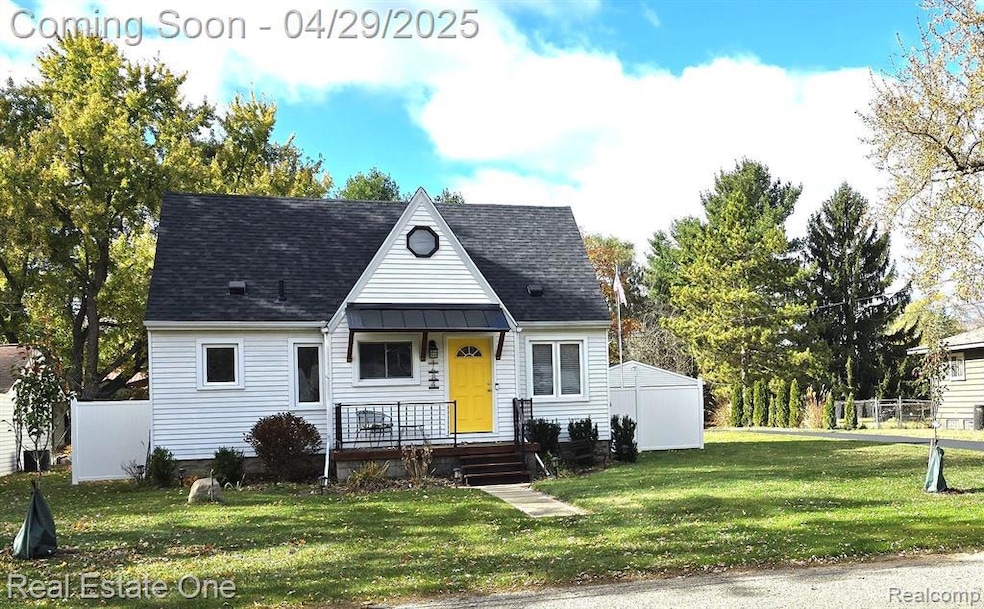 Great curb appeal, new roof and large front porch.