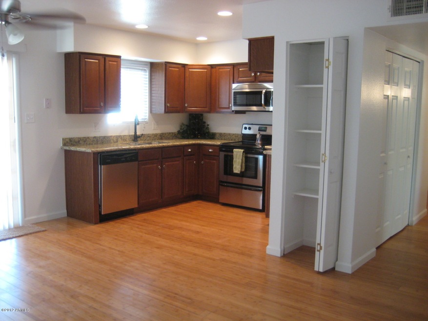 family rm toward kitchen and pantry