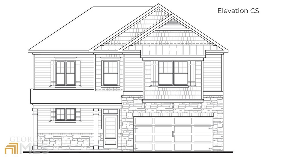 B&W Rendering. Not actual home. Same same plan.