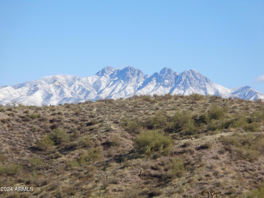 Four Peaks in snow