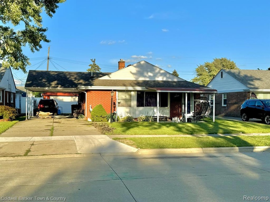 Front of home.