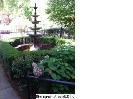 Courtyard outside front door of 3121 Highland Ave,