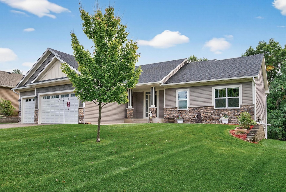 Welcome to 3428 227th Ave NW situated on a peaceful, tree lined lot adjacent to the Rum River and close proximity to Lake George regional park!