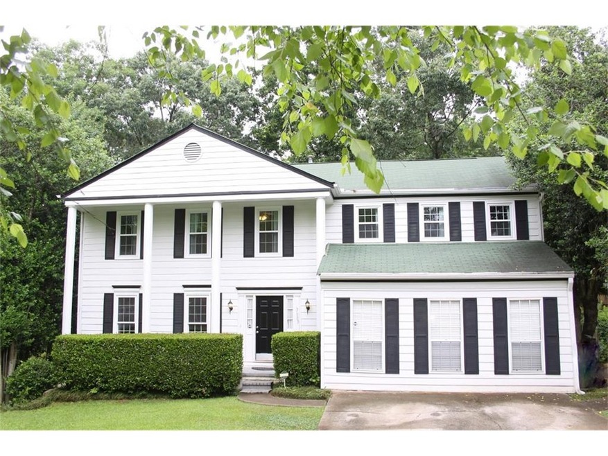 Stately home in Peachtree Corners with basement